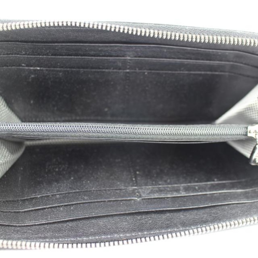 Mcm Studded Python Print Zip Around Wallet 231939 - image 4